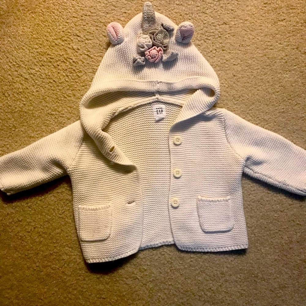 Gap Unicorn knit Sweater - Baby 3-6months